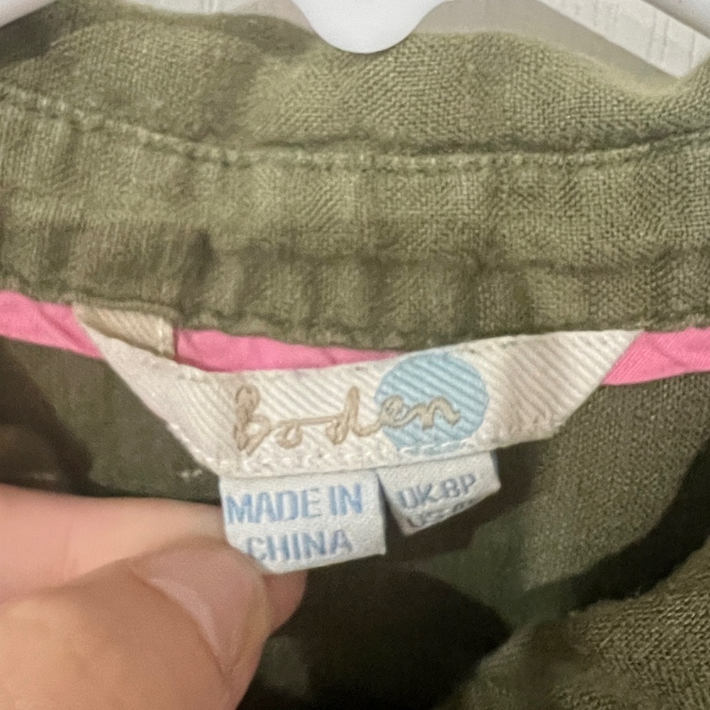 FINAL PRICE Boden Linen Button Down - Picture 6 of 9